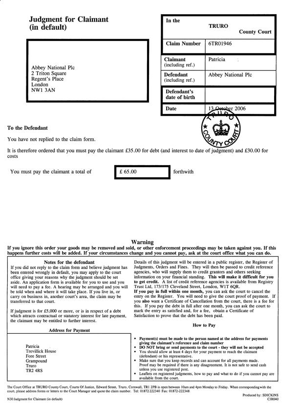 Abbeyjudgmentclaim4